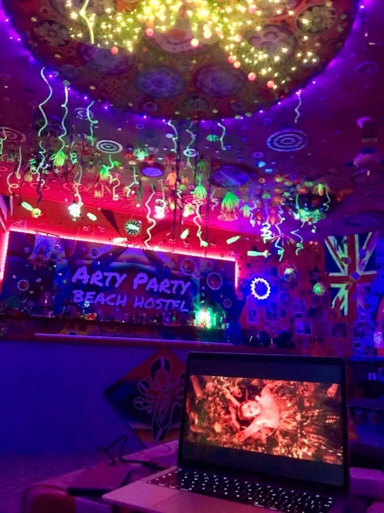 Arty Party Beach Hostel