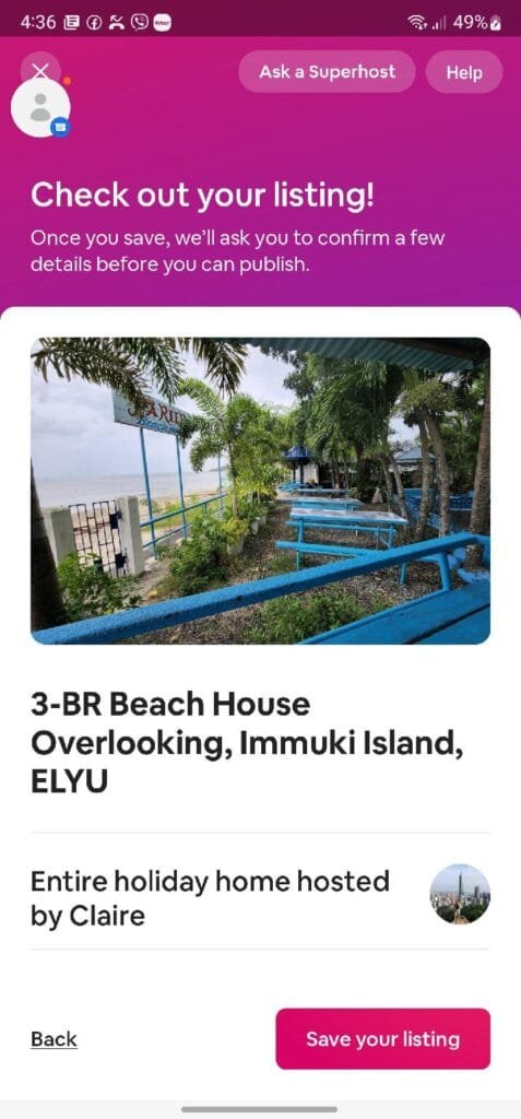 Pariir Beach House WIFI, overlooking Immuki Island