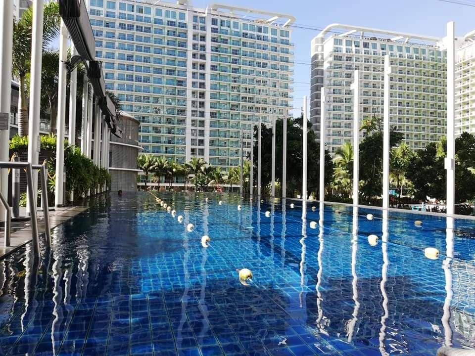 Two bedroom city view condo with balcony at Azure