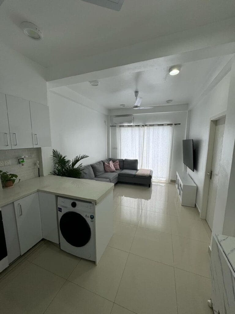 Fully furnished apartment few steps from beach.