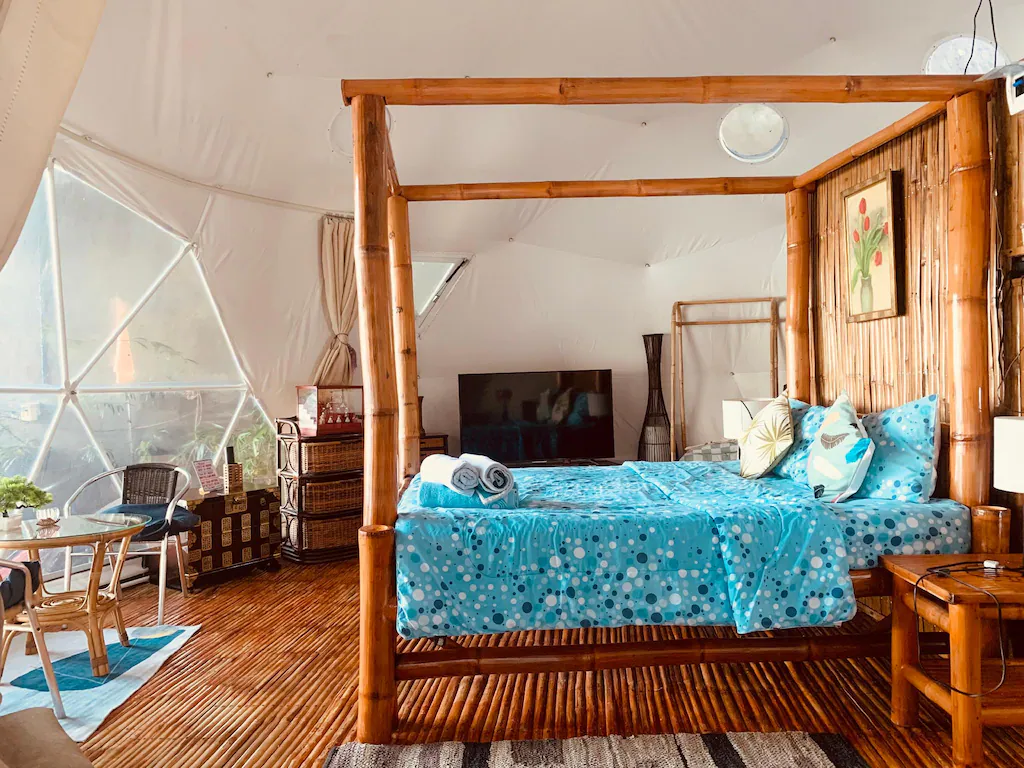 Beachfront Bamboo Glamping Dome at Dauin Marine Sanctuary, Dumaguete, Philippines, Reviews, Travel Guide