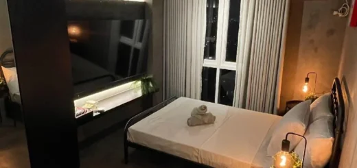 Brutalist Kasara Hideout | 65” TV + City Feels, Manila, Philippines