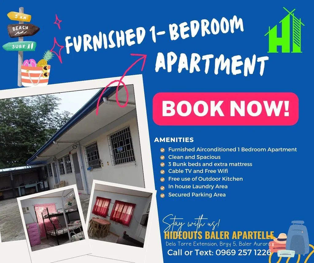 HIDEOUTS BALER APARTELLE APARTMENT 1, Baler, Philippines