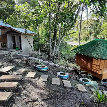 Home stay rizalina huts, Bohol, Philippines