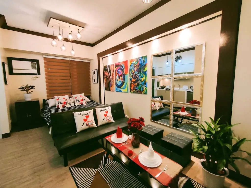 King Bed Suite Cozy and Stylish Place in Alabang Manila Philippines Reviews and Travel Guide 5 Star Exceptional Booking Choice