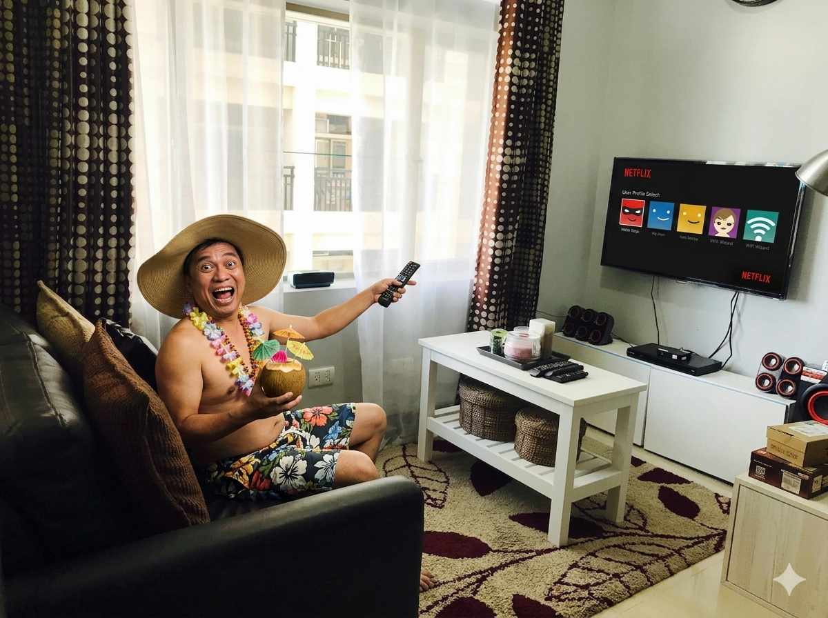 Manhattan Parkway Condominium with Netflix/ Wifi, Manila, Philippines