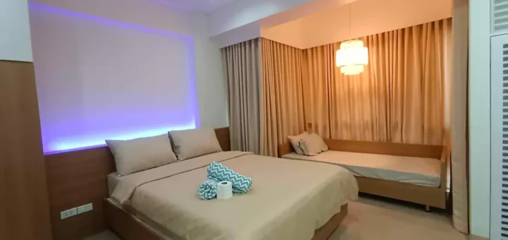 Palm Two Villa studio room, Manila, Philippines
