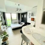 Stylish black studio type apartment in Azure North, San Fernando (Pampanga), Philippines