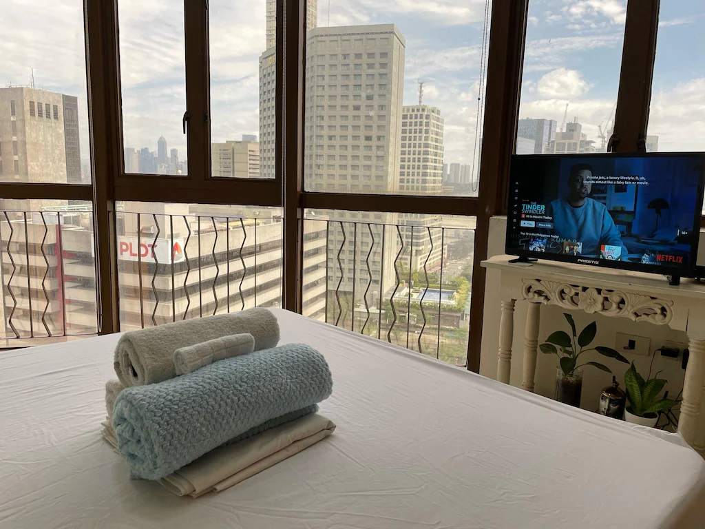 Skyline View room across Greenbelt, Manila, Philippines