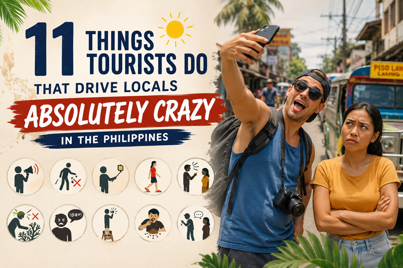 11 Things Tourists Do That Drive Locals Crazy in the Philippines
