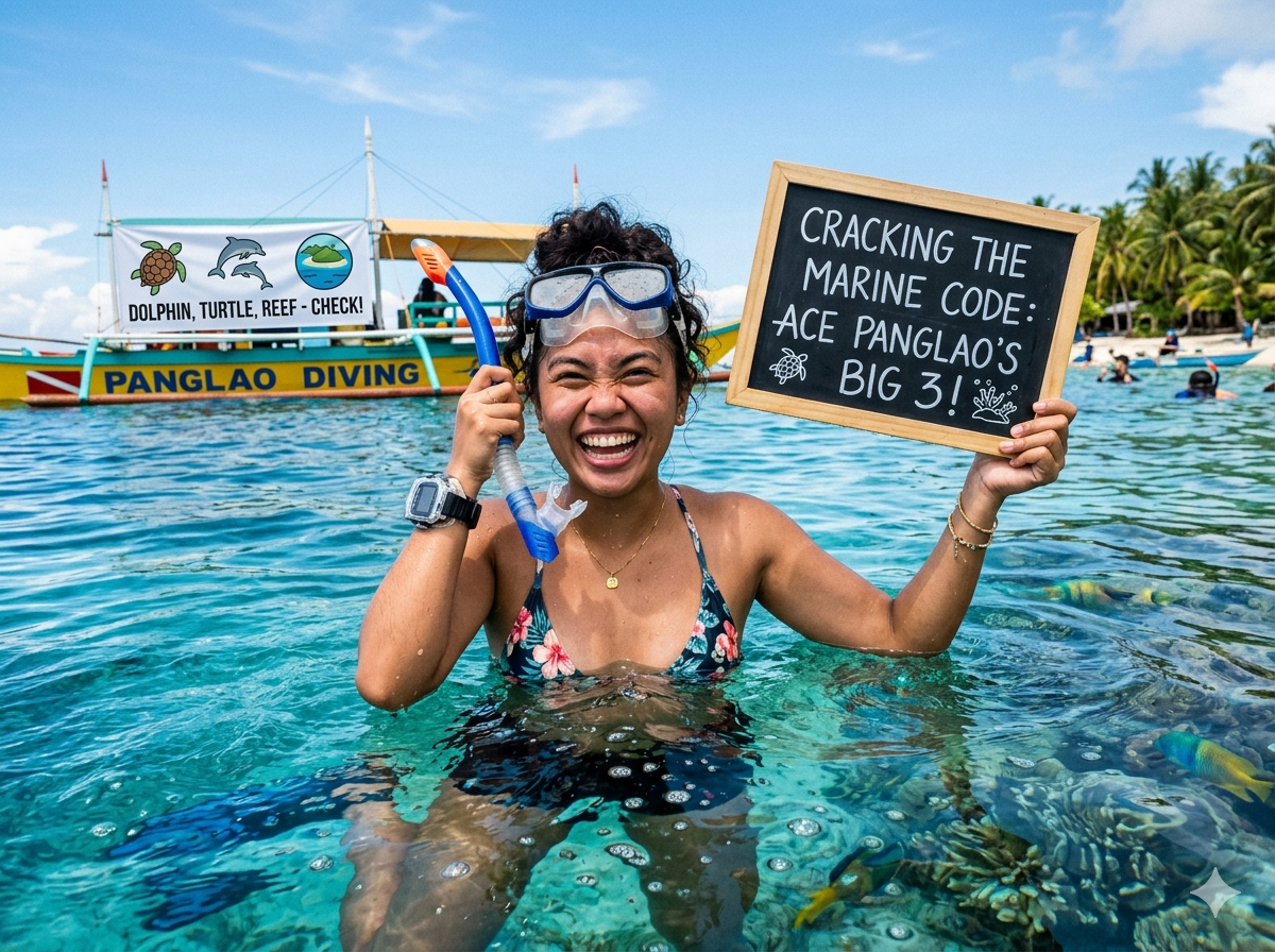 Cracking the Marine Code: How to Ace Panglao’s Big Three in One Fluid Trip