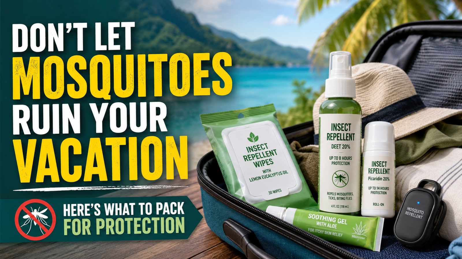 Don’t Let Mosquitoes Ruin Your Vacation: The Ultimate Packing List for Protection