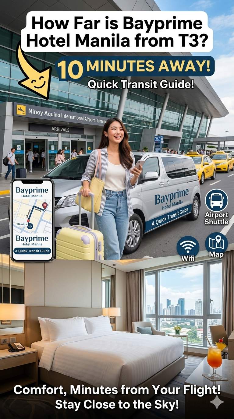 How Far is Bayprime Hotel Manila From Airport Terminal 3? (A Quick Transit Guide)