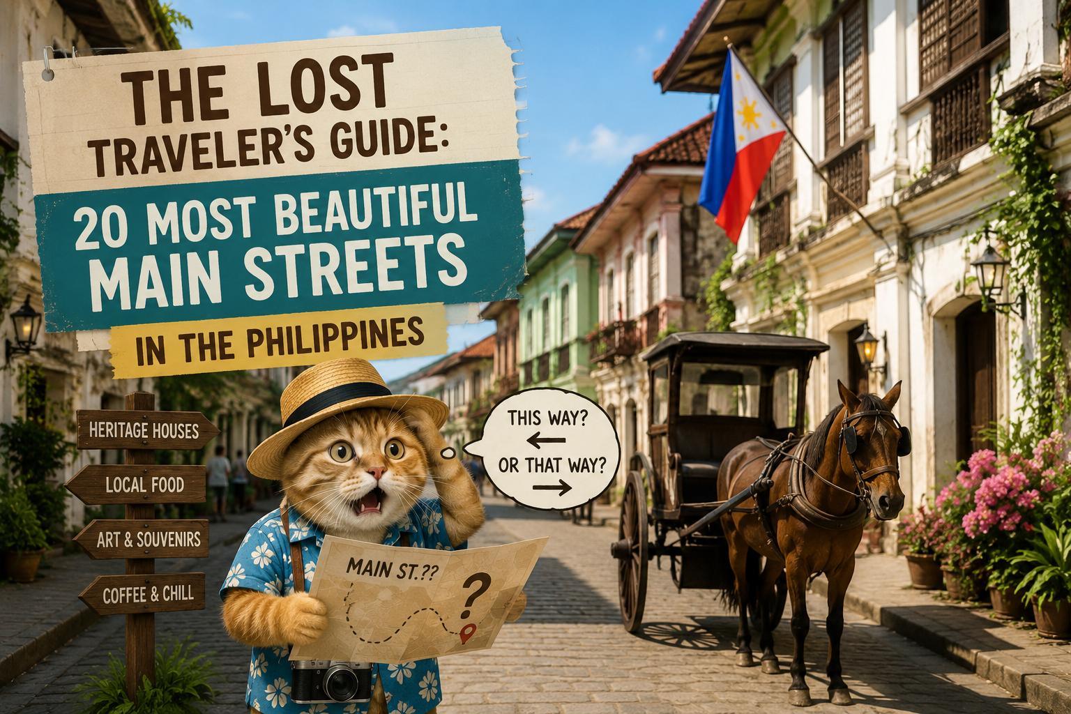 The Lost Traveler’s Guide: 20 Most Beautiful Main Streets in the Philippines