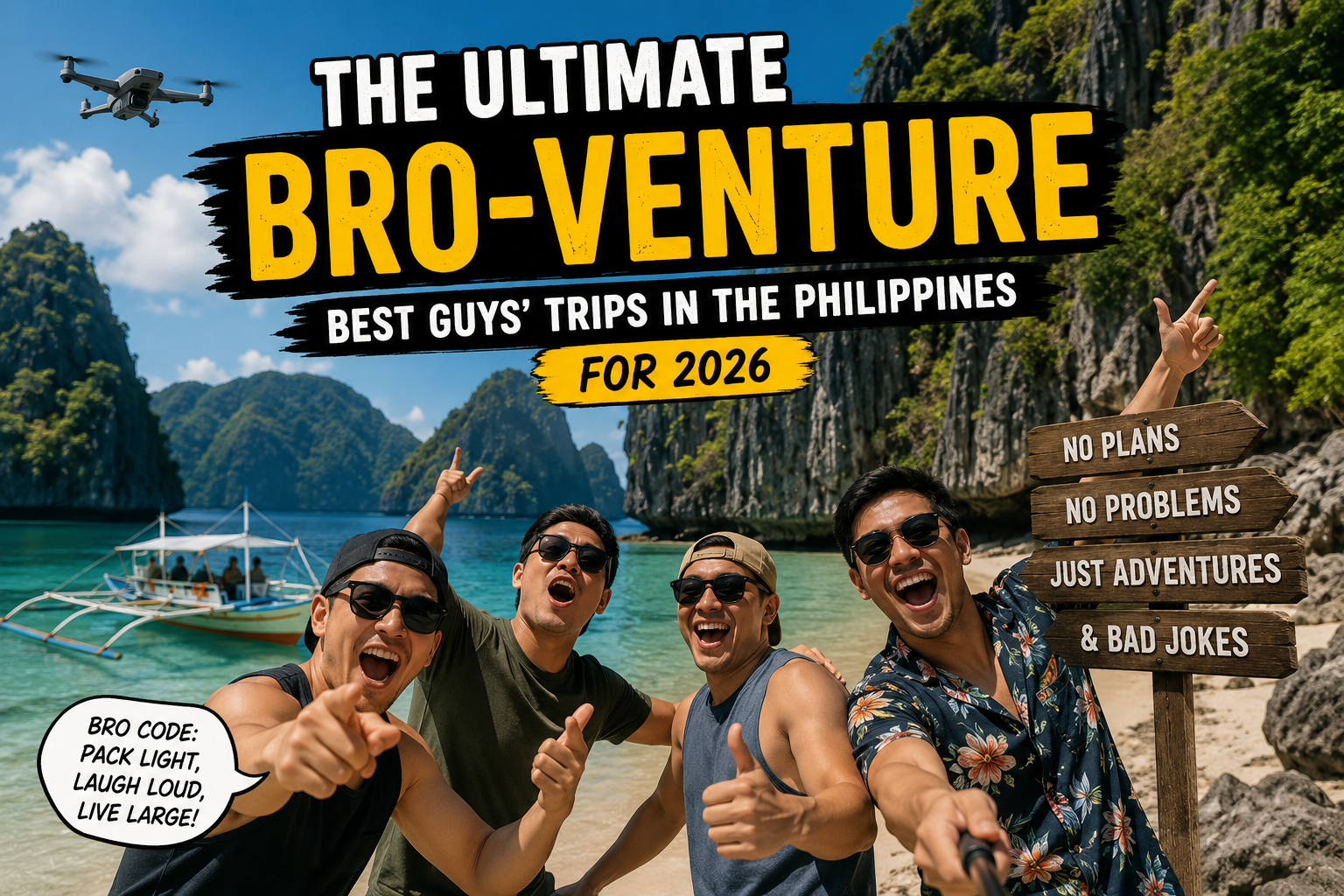 The Ultimate Bro-Venture: Best Guys’ Trips in the Philippines for 2026