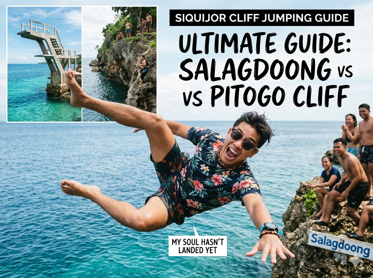 The Ultimate Siquijor Cliff Jumping Guide: Salagdoong Beach vs. Pitogo Cliff